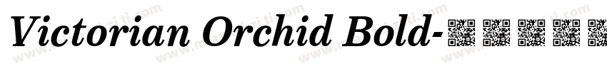 Victorian Orchid Bold字体转换